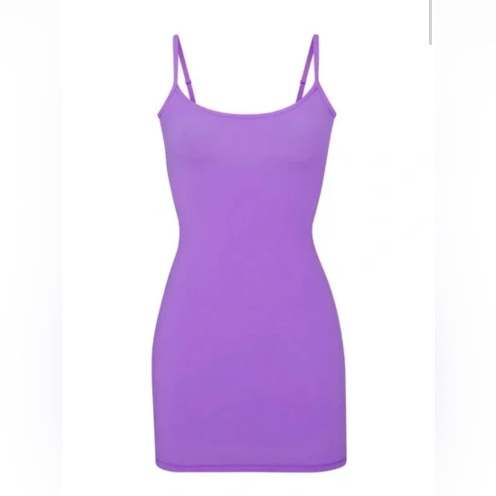 💜 SKIMS Fits Everybody Slip Dress Ultra Violet NWT XXS